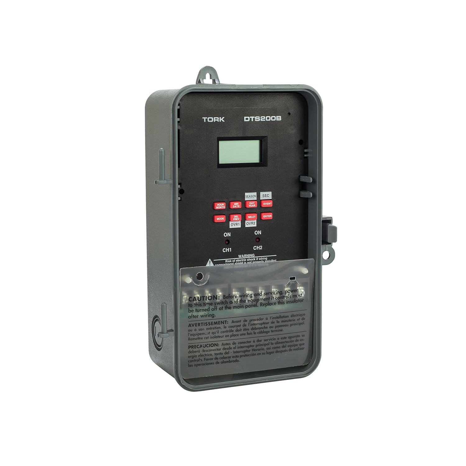 Multipurpose Time Switch, 120/208-240/277 VAC, 2 Channels, SPDT Dry Contact B309