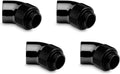 Black Nickel 45 Degree Angled Fitting, 4-Pack W978