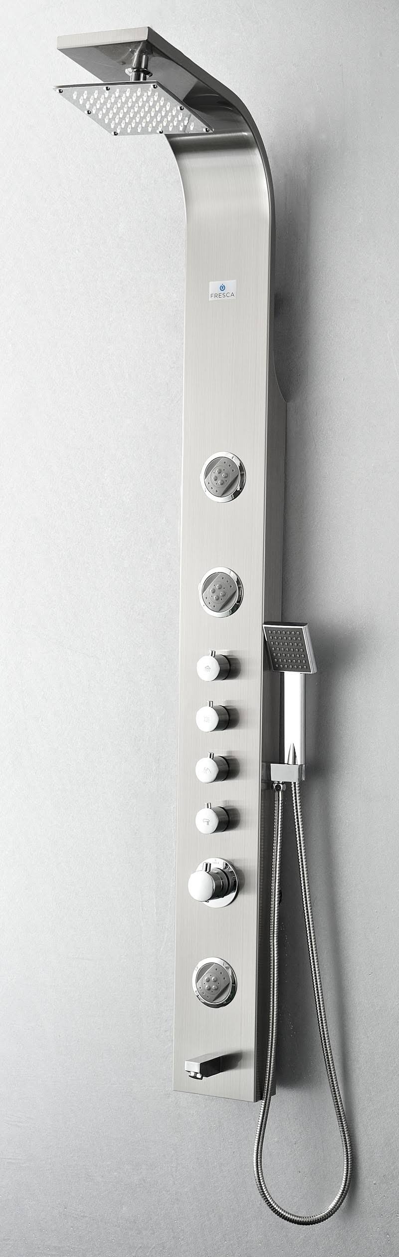 Stainless Steel Thermostatic Shower Massage Panel U612