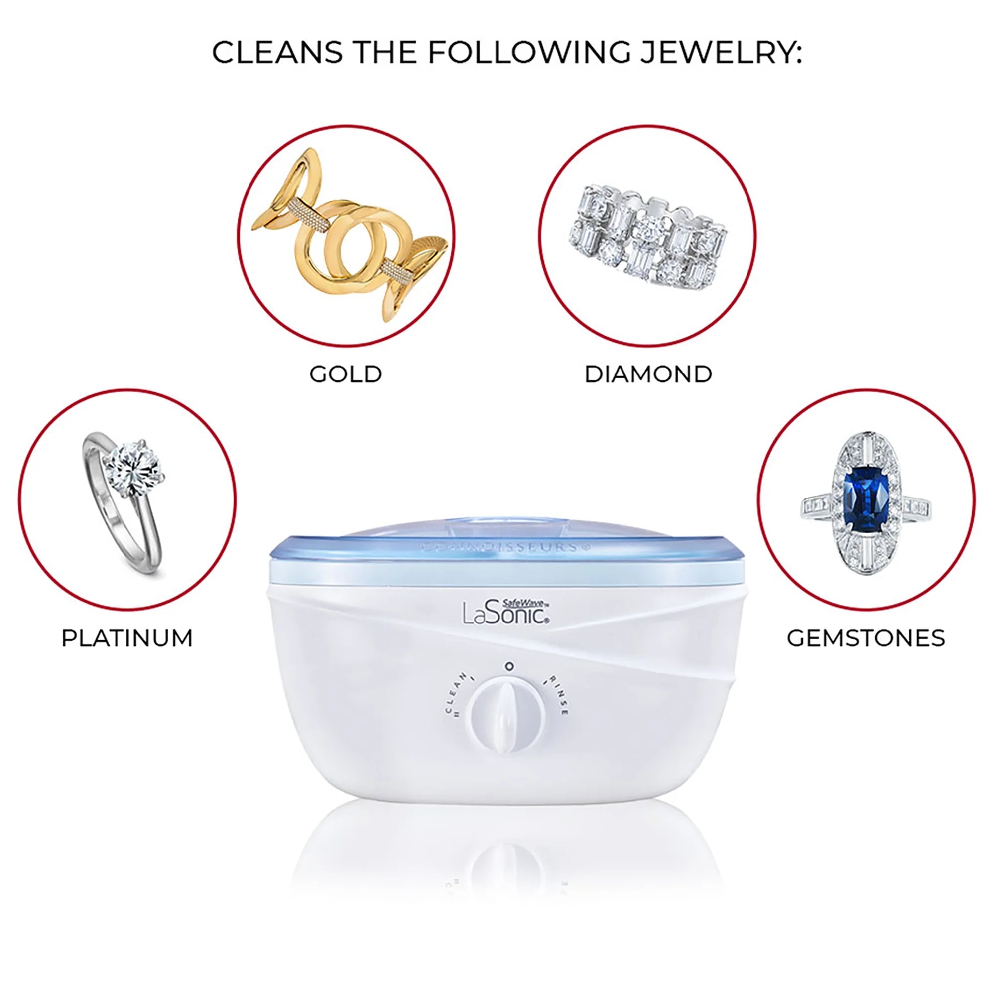 La Sonic Safewave Jewelry Cleaner Machine R7722