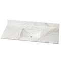 Marble Vanity Top with White Basin Q27153