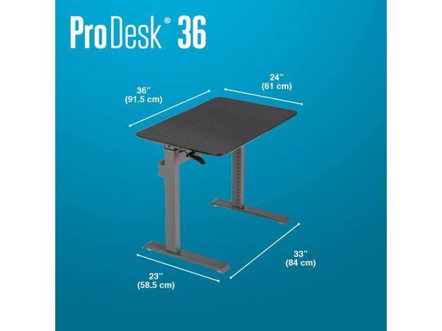 Black Height-Adjustable Desk S601