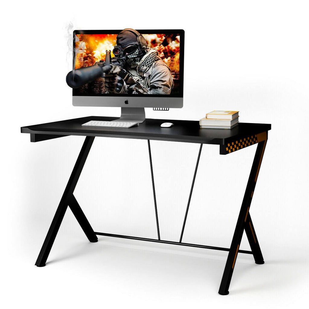 Black Ergonomic Gaming Desk O7302