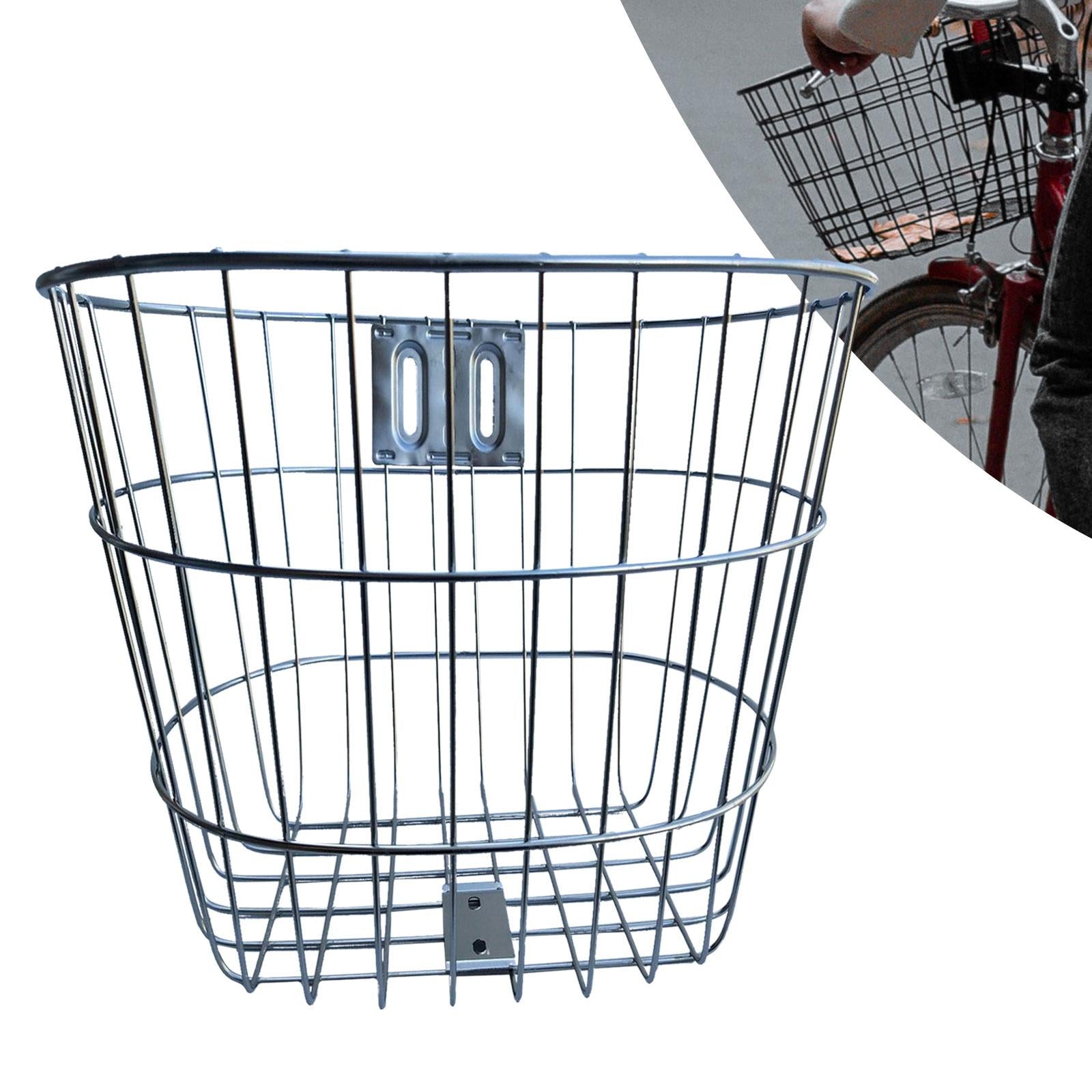 Bike Frame Basket Rust Resistant Metal Electric Basket V8559