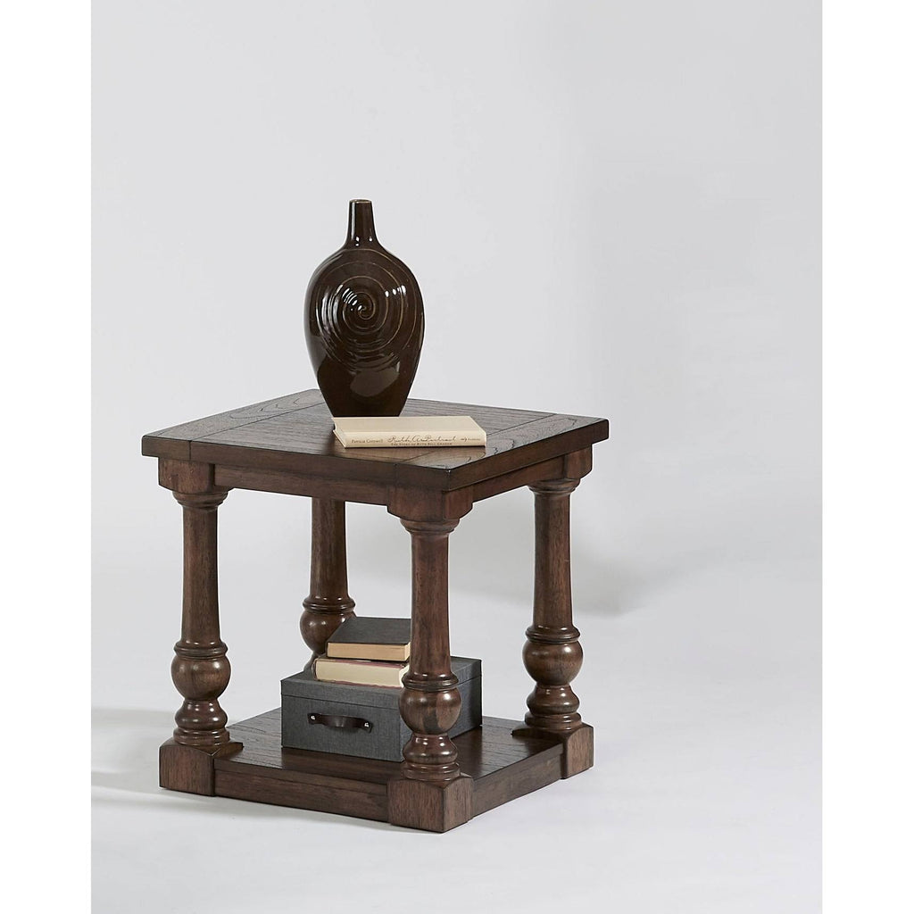 Cognac Square End Table K427066