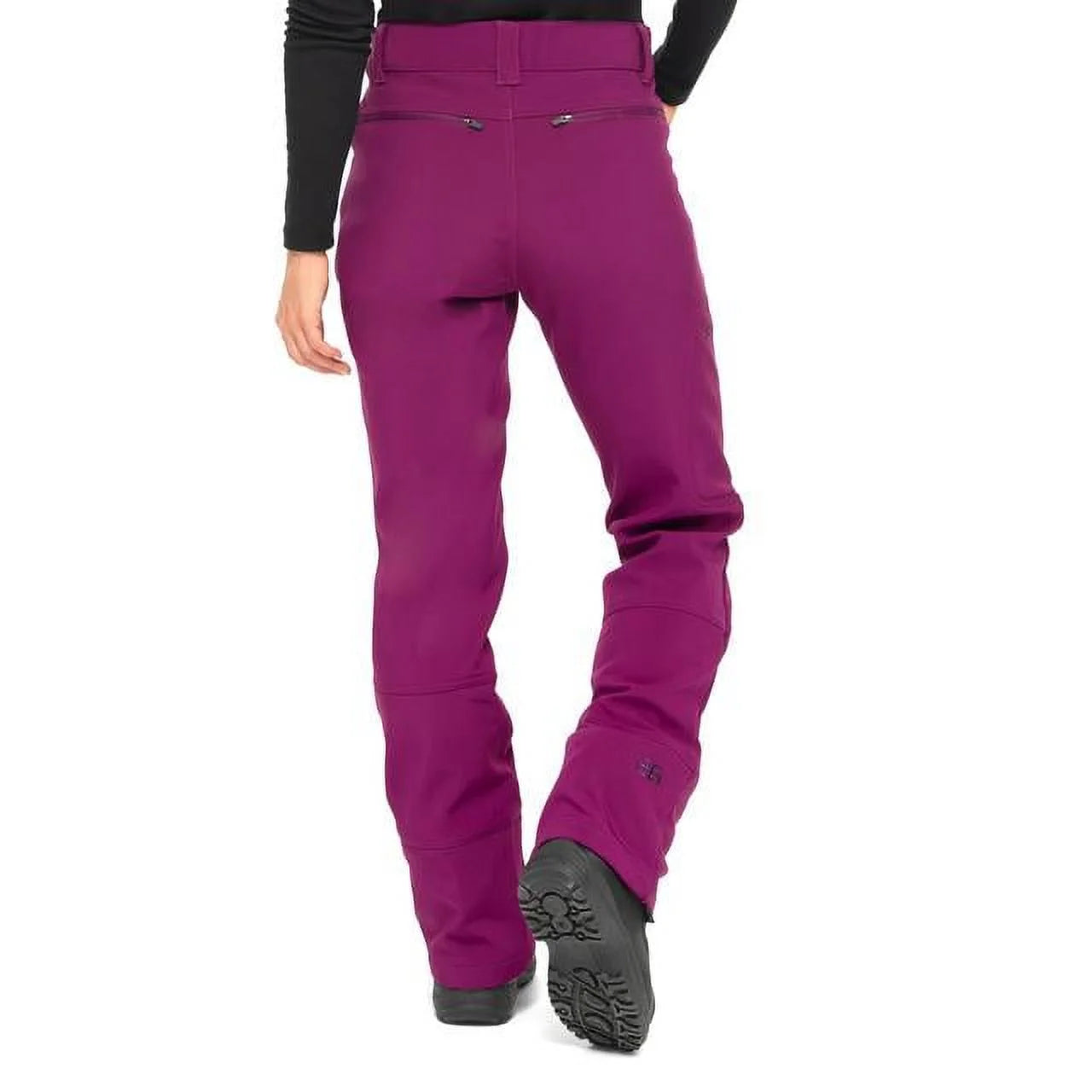 Plum Fleece lined Softshell Ski Snow Pant B954739