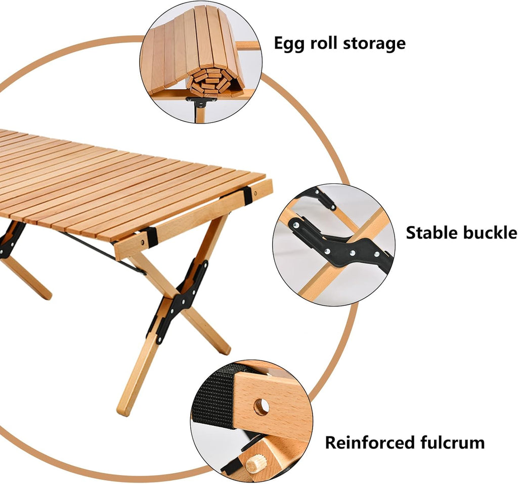 Low Folding Picnic Table with Carry Bag C88594