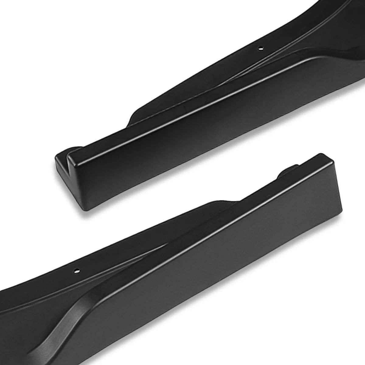 Matte Black Finish 3Pcs Car Front Bumper Lip Guard Body Kit J14327