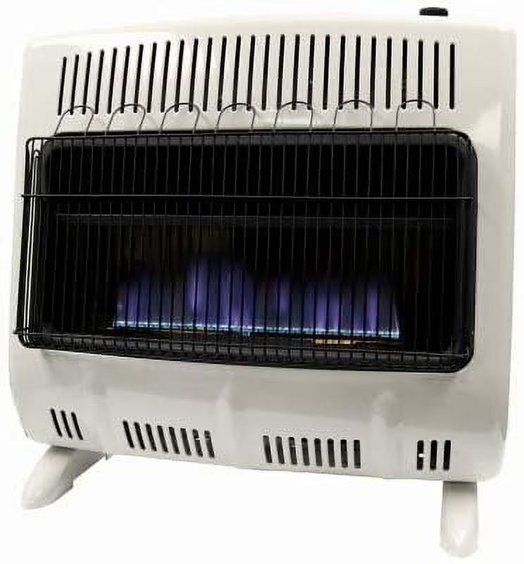 Blue Wall Heater, Vent-Free, White, 30,000 BTU L60008