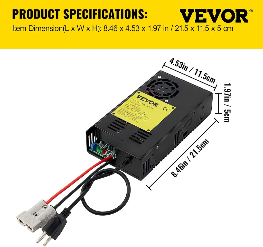 RV Power Converter Charger 600W 35 Amp B8279