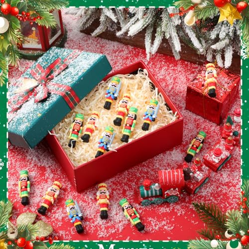60 Pcs Mini Christmas Nutcrackers Figures T1809