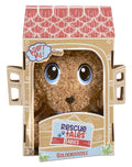Goldendoodle Plush Toy with Collar, Tag, Doghouse, Stickers Z49245
