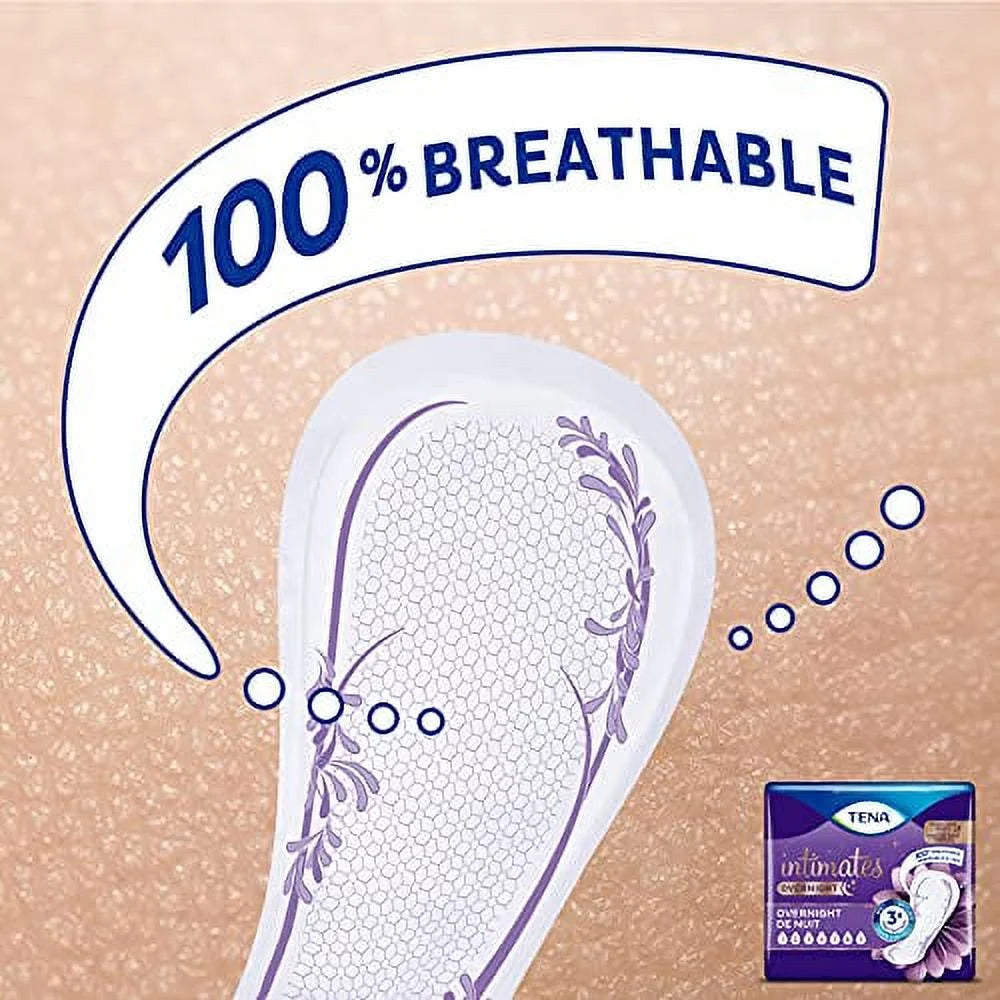 Overnight Absorbency Incontinence Pad for Women, 90 Count C19735
