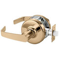 Bright Bronze Cylindrical Lock E709592