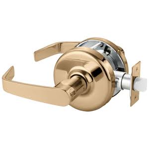 Bright Bronze Cylindrical Lock E709592
