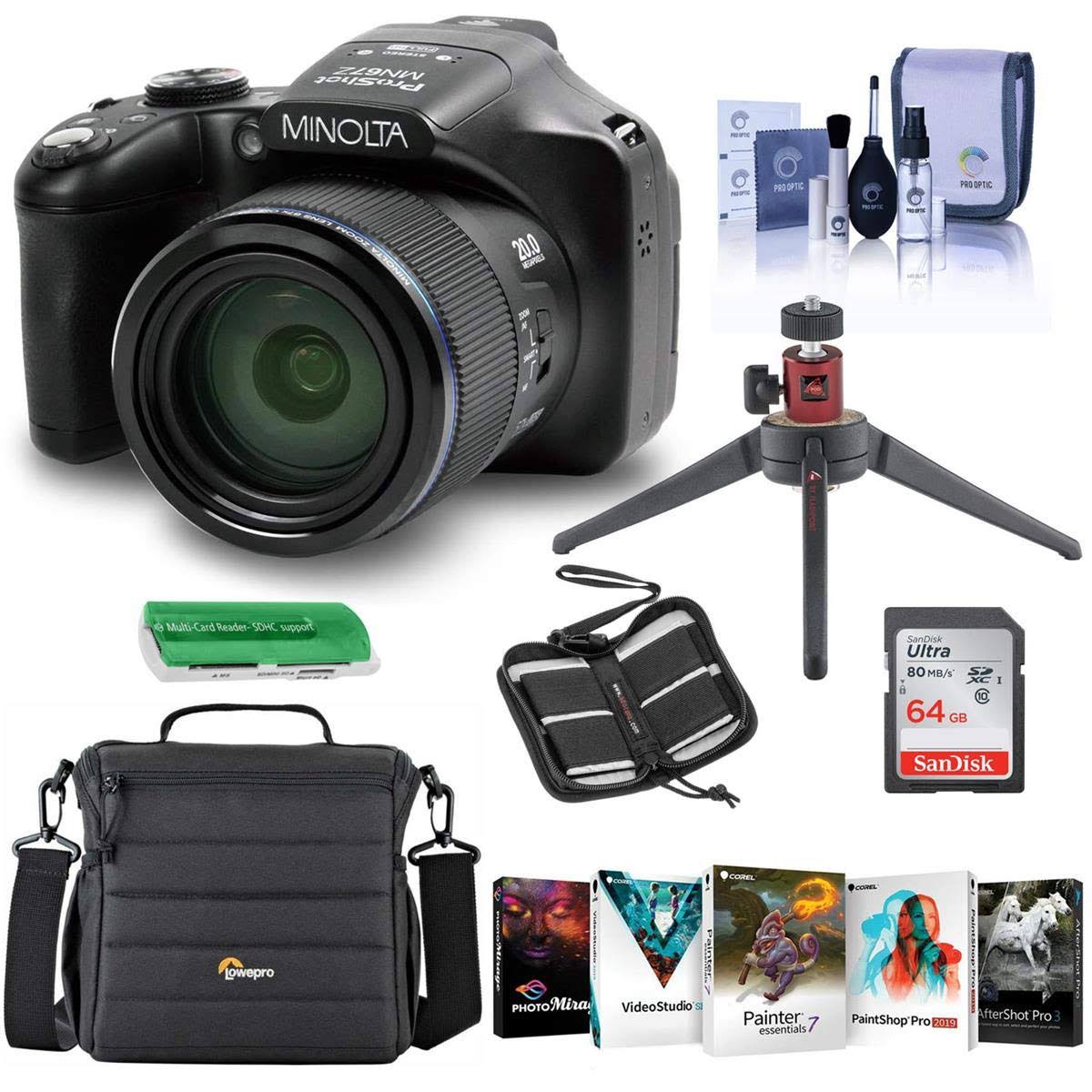 Black 20MP Bridge Camera with 67x Optical Zoom J511