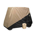 Black/Tan 90x48x62-Inch Golf Cart Storage Cover P59863