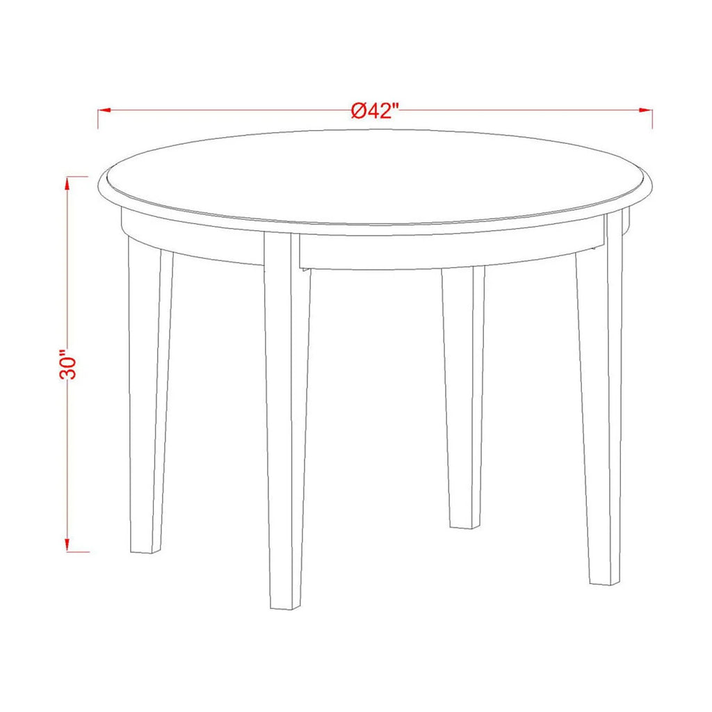 Linen White/Smoke 3-piece Wood Dining Set E828094