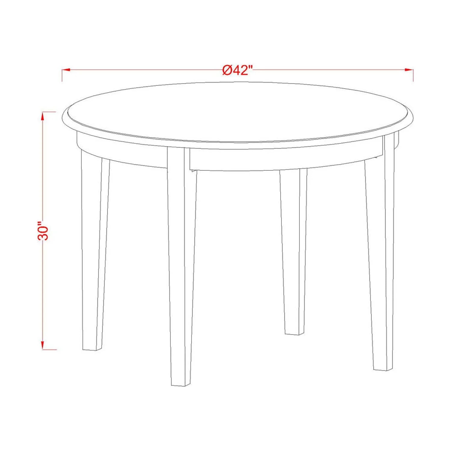 Linen White/Smoke 3-piece Wood Dining Set E828094
