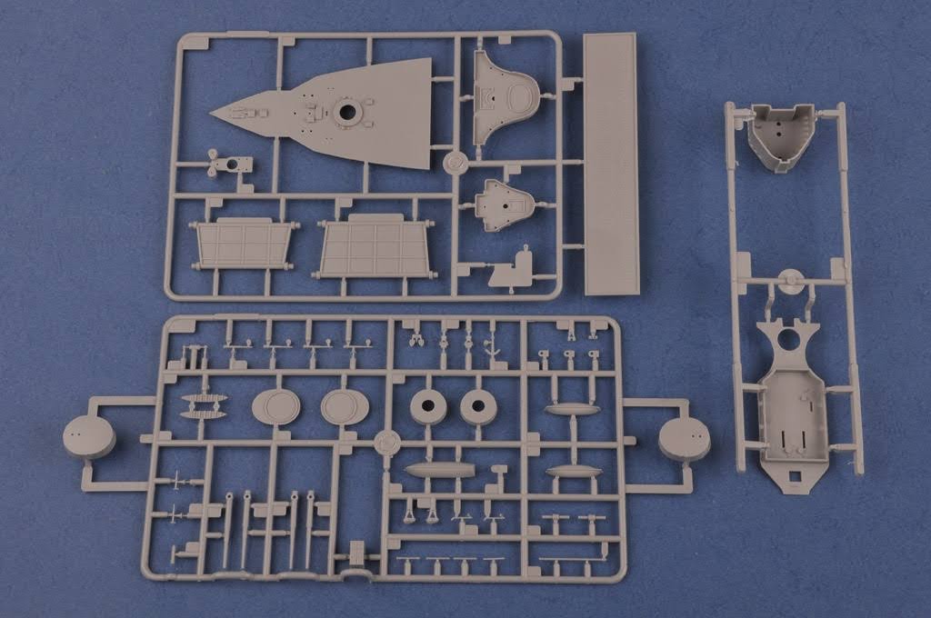 French Navy Pre-Dreadnought Battleship Danton Model Kit (1/350 Scale) A6466