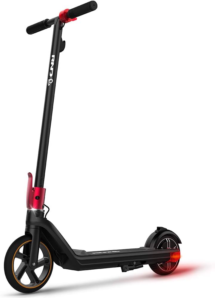 Electric Scooter with 150W Brushless Motor, 9 Miles, 11 Mph, Lightweight and Foldable Handle Bar V4364
