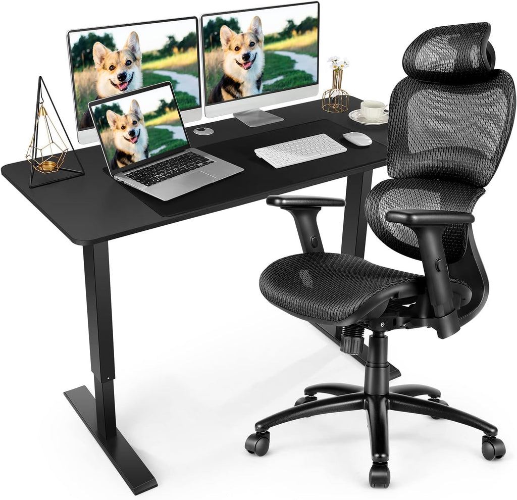 Electric Standing Desk with Oversized Mouse Pad D5502