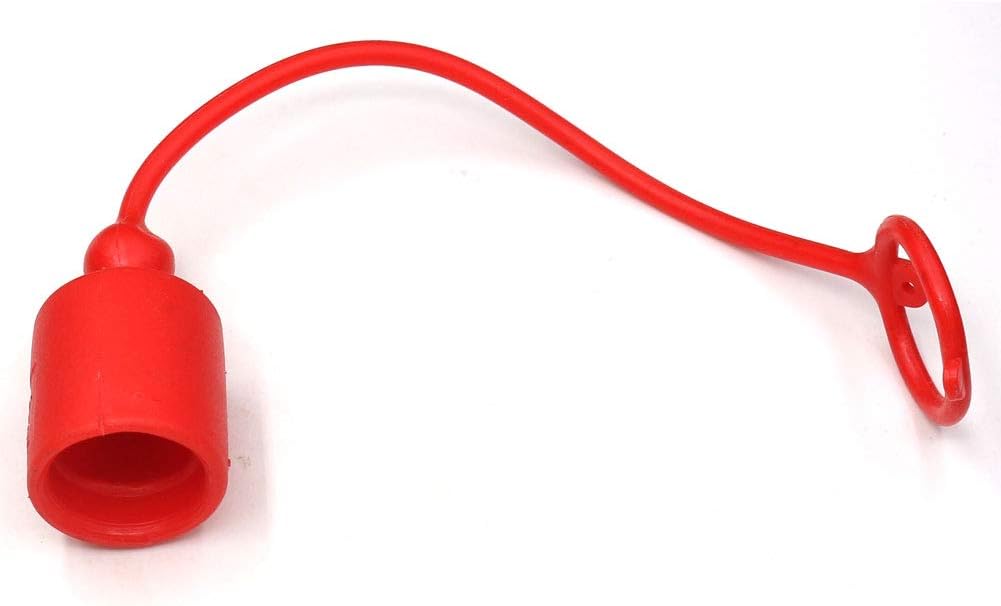 Red Hydraulic Quick Disconnects Dust Cap T47363