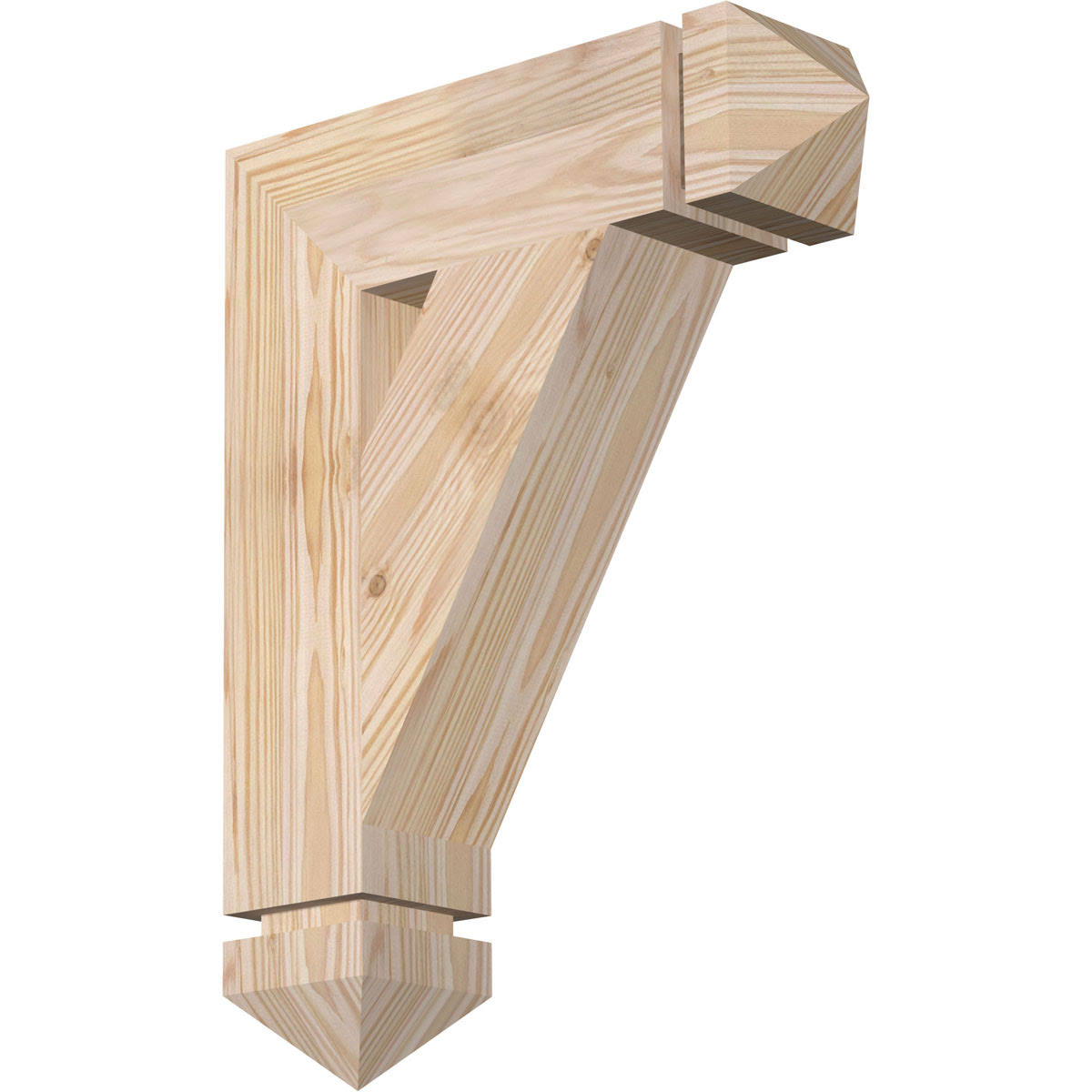 Traditional Arts u0026 Crafts Smooth Douglas Fir Bracket D26598