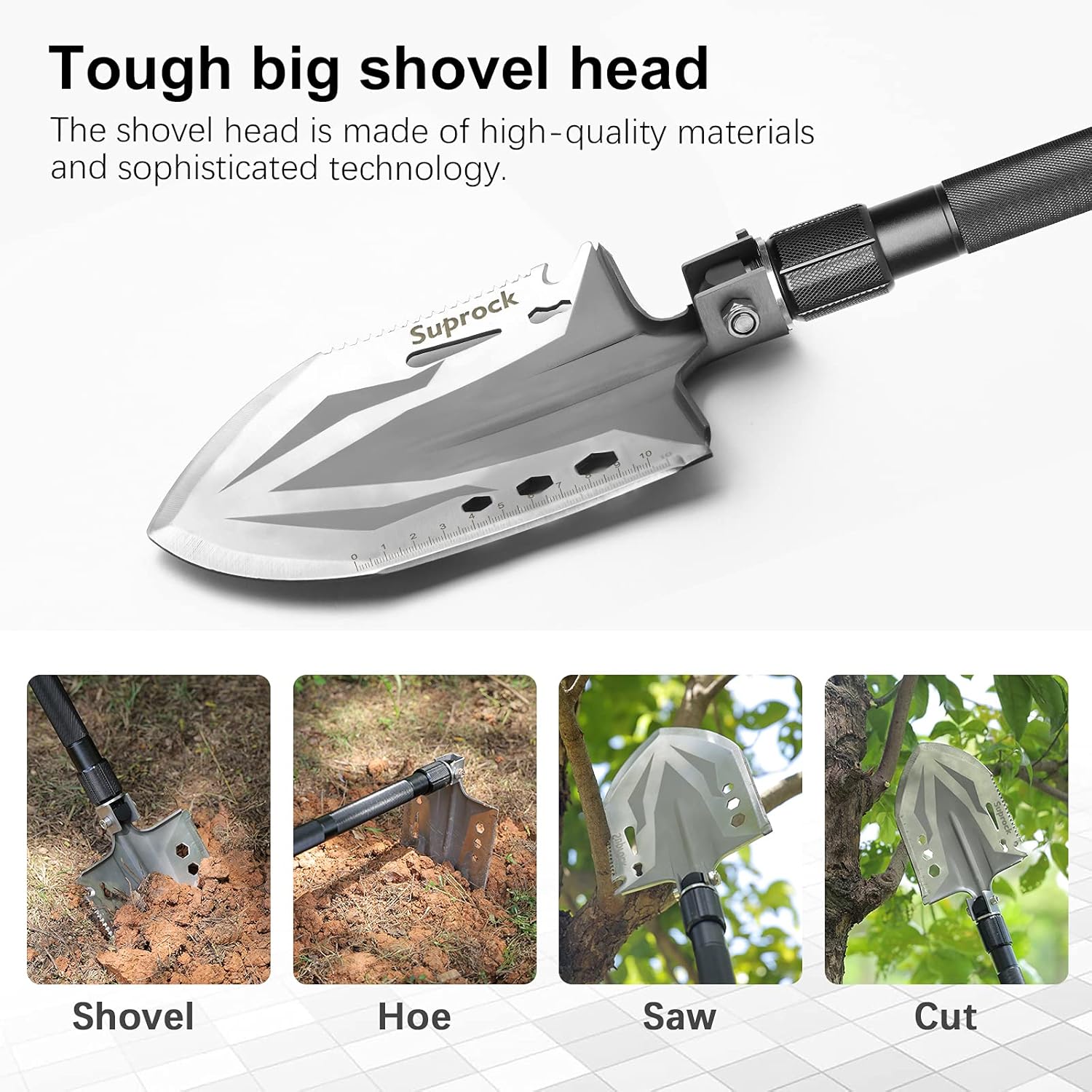 High Carbon Steel Tactical Shovel Z657