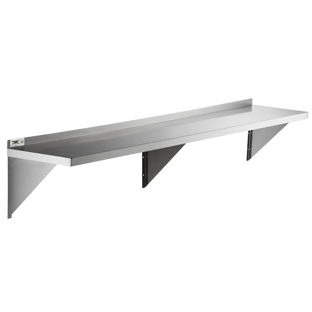 18 Gauge Stainless Steel Wall Shelf L8844