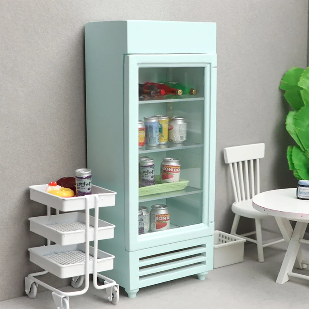 Miniature Dollhouse Refrigerator Decoration A8164