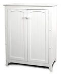 White Double Door Kitchen Cabinet P8314
