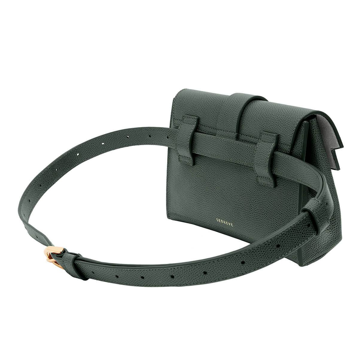 Pebbled Mint Belt Bag V13342