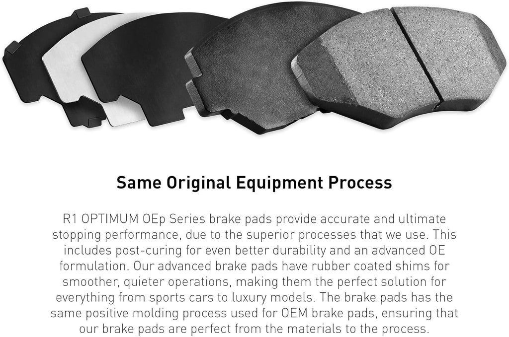 Rear Carbon Brake Rotors Slotted with Pads T426