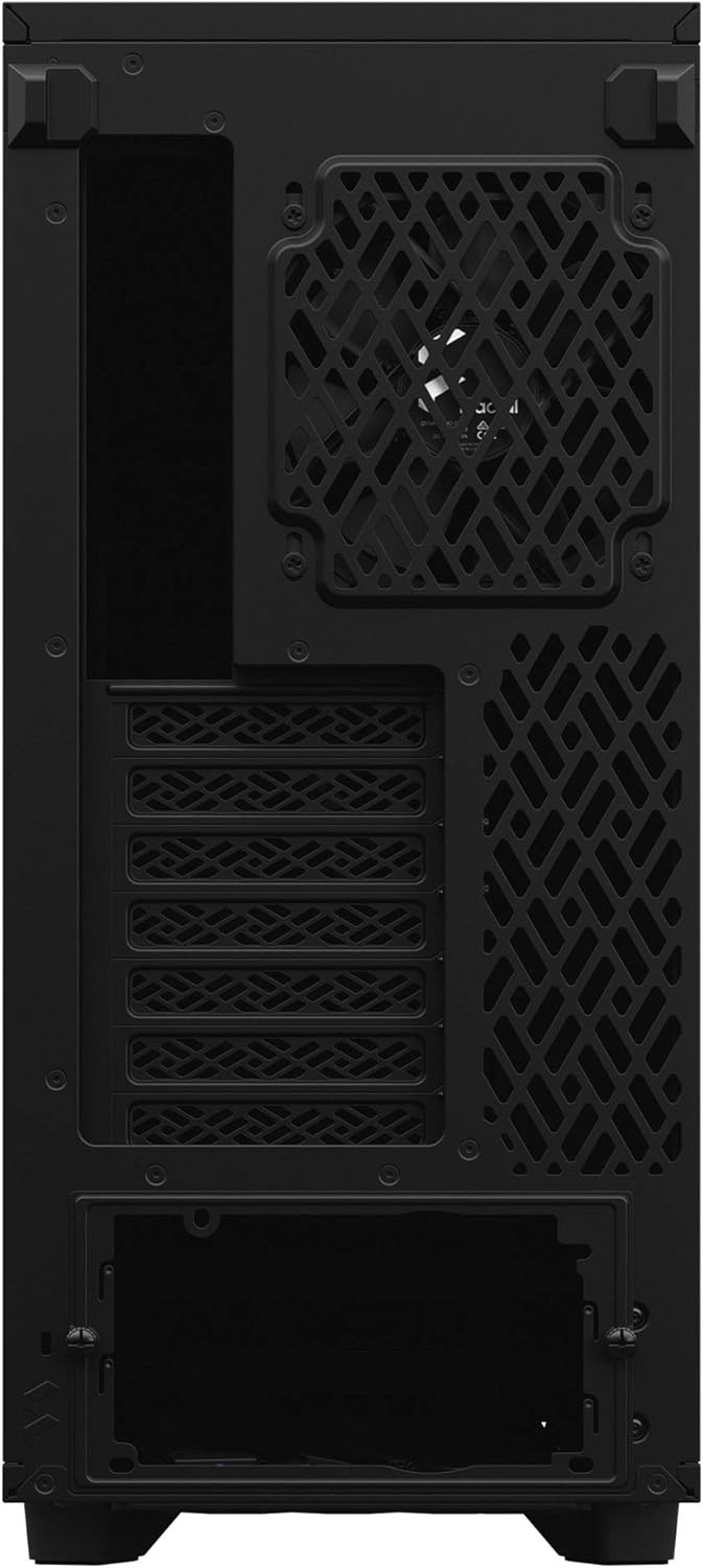 Black Brushed Aluminum/Steel ATX Mid Tower Computer Case H47166
