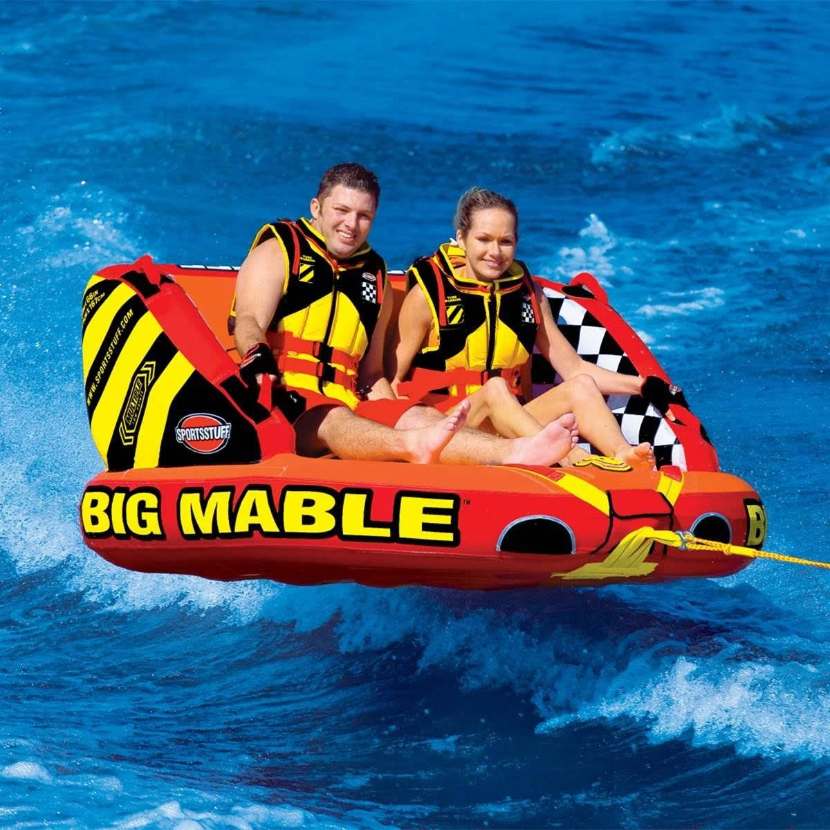 Inflatable Double Rider Towable Boat and Lake Tube A899