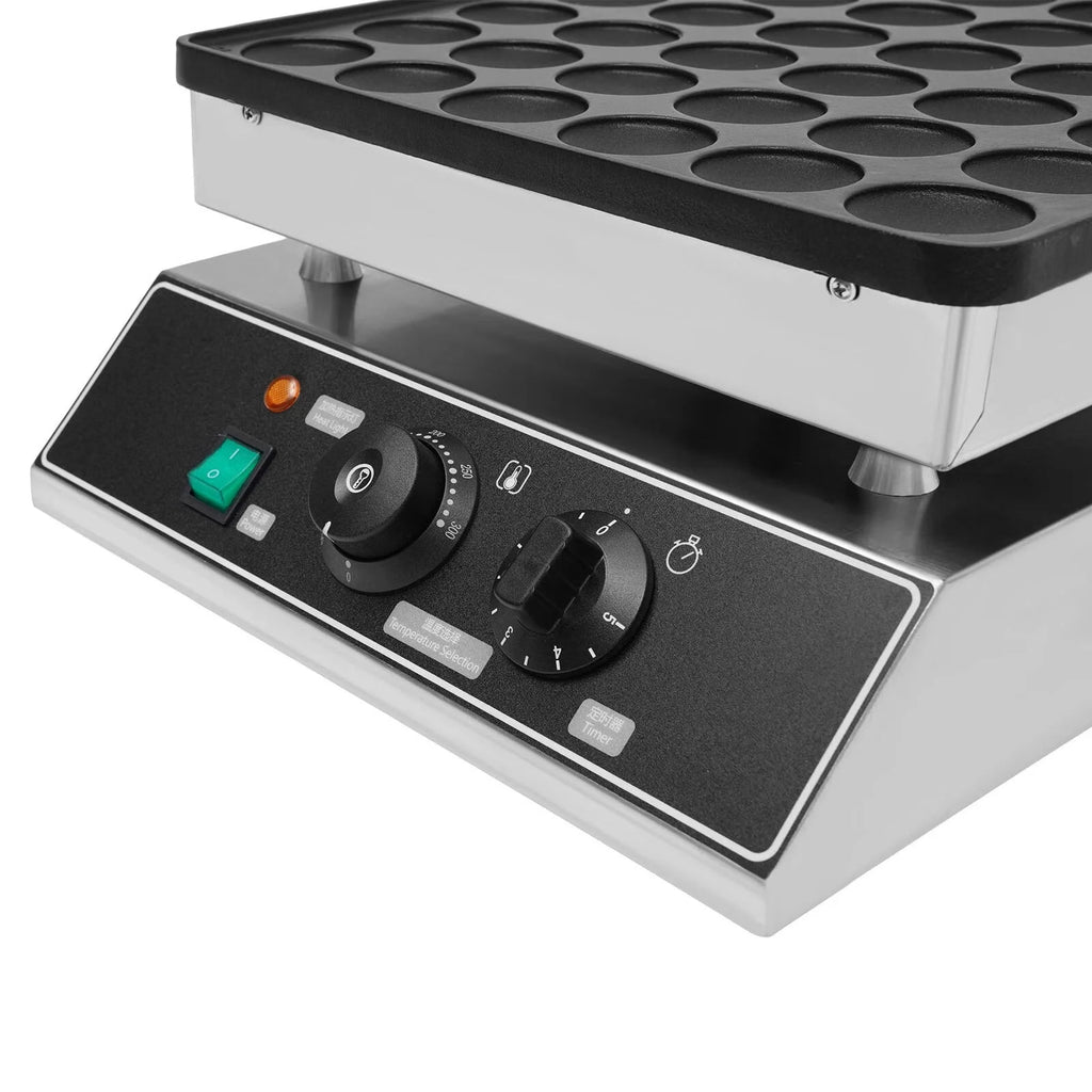 36Pcs Mini Dutch Pancake Baker Maker Electric Nonstick Waffle Maker 1000W V716