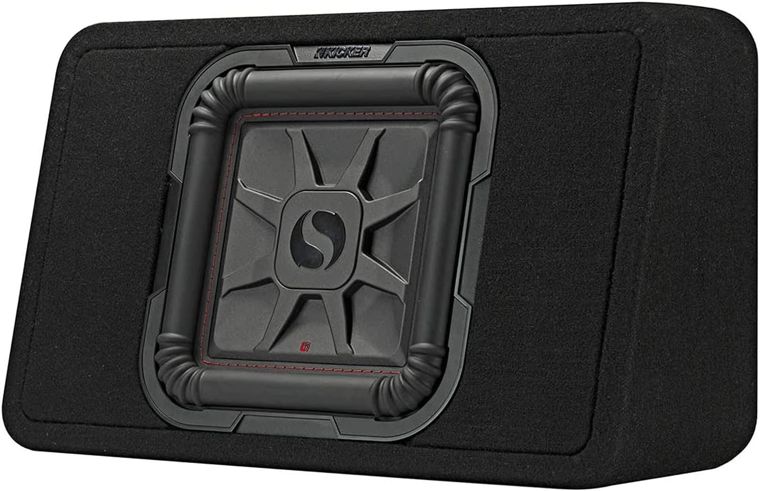 10 Inch 2 Ohm Car Audio Subwoofer Enclosure, Black W259