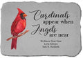 Cardinals Appear Memorial Stone D4975