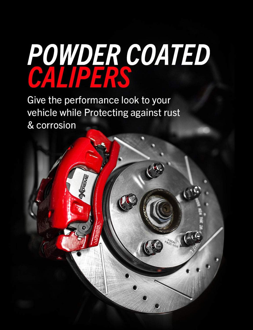 Front Z36 Truck and Tow Brake Kit with Calipers K648606