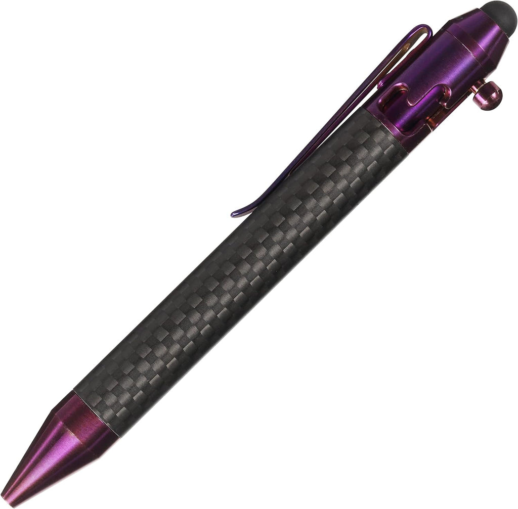 Titanium Bolt Action Pen with Pocket Clip S612