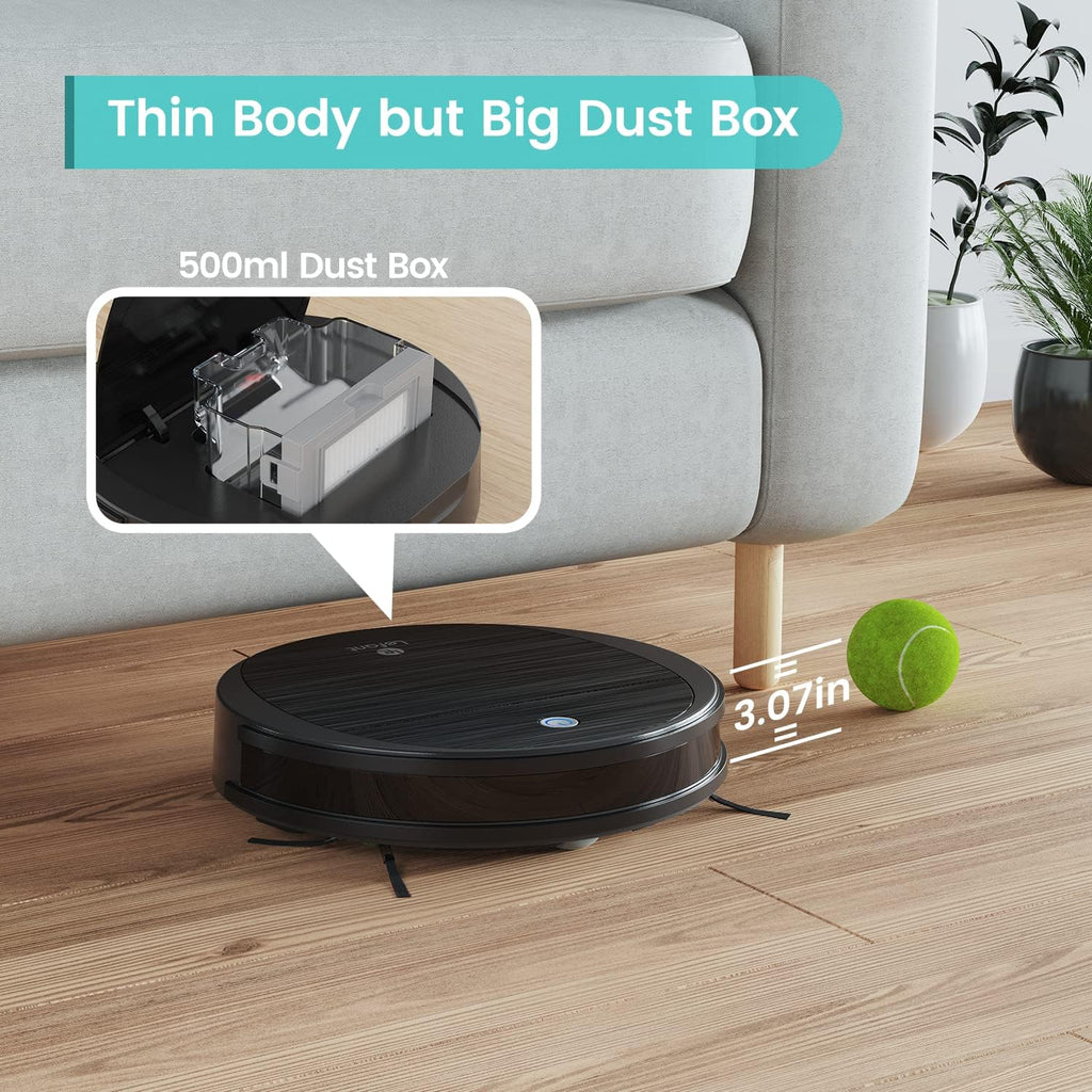 Robot Vacuum and Mop, 2200Pa Suction, 11" Small Body, 500ml Dust Box Y111882