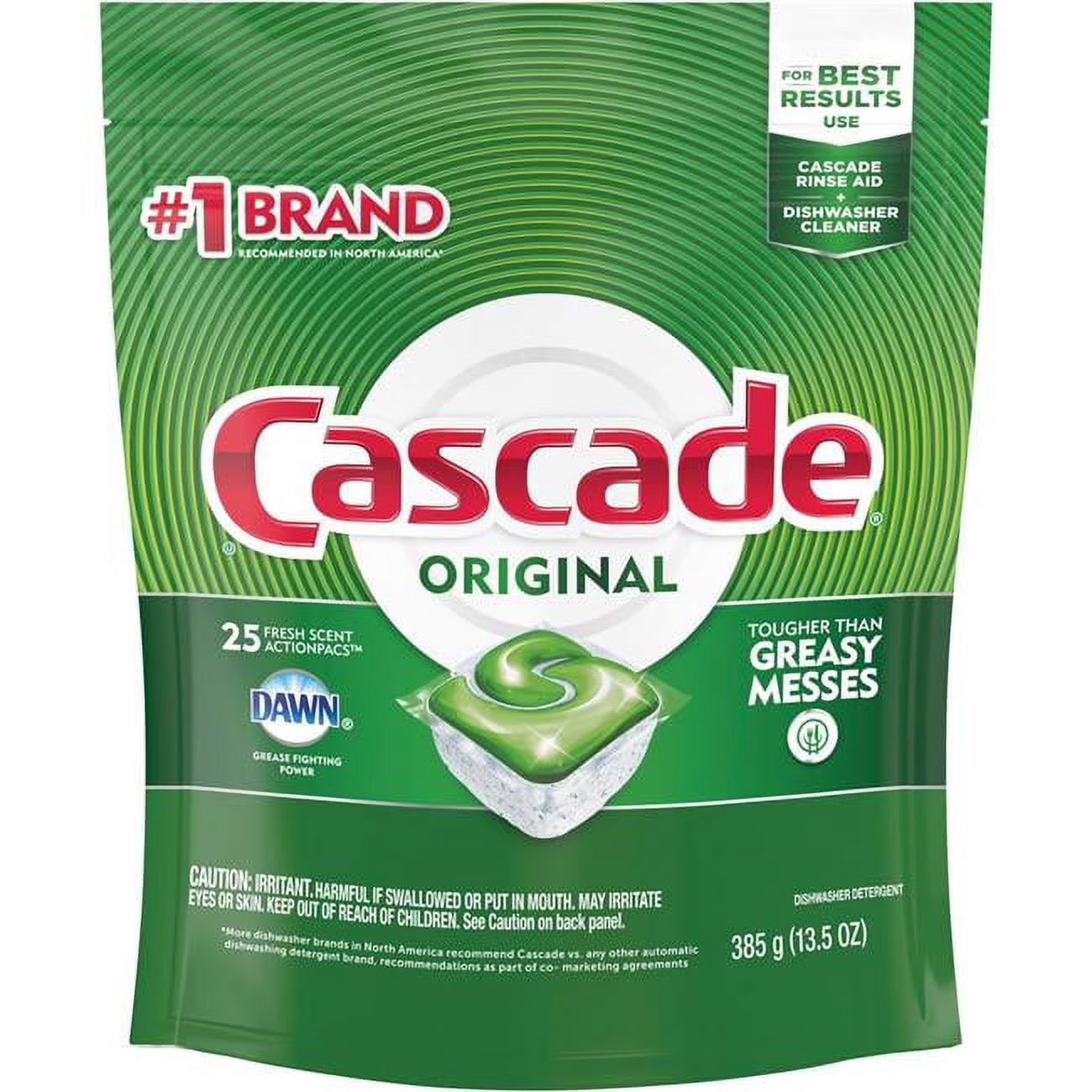 Cascade Original Detergent Pacs C627291