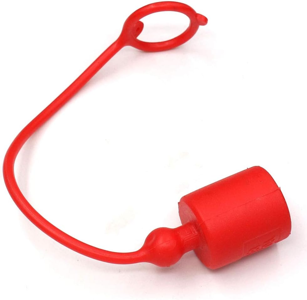 Red Hydraulic Quick Disconnects Dust Cap T47363