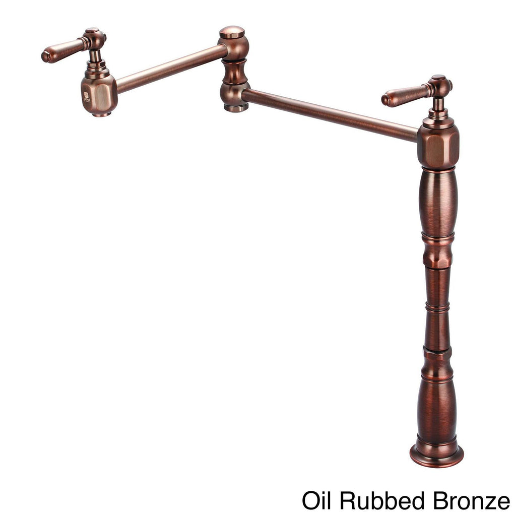 Chrome Deck Mount Pot Filler X707