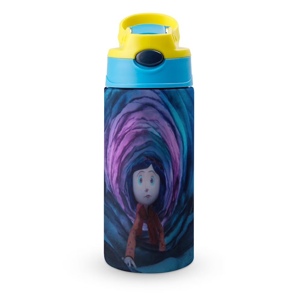 Insulated Stainless Steel Water Bottle with Straw J181780