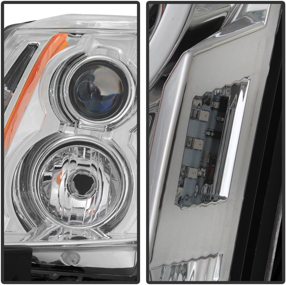 Projector Headlights Pair Left Right O1091
