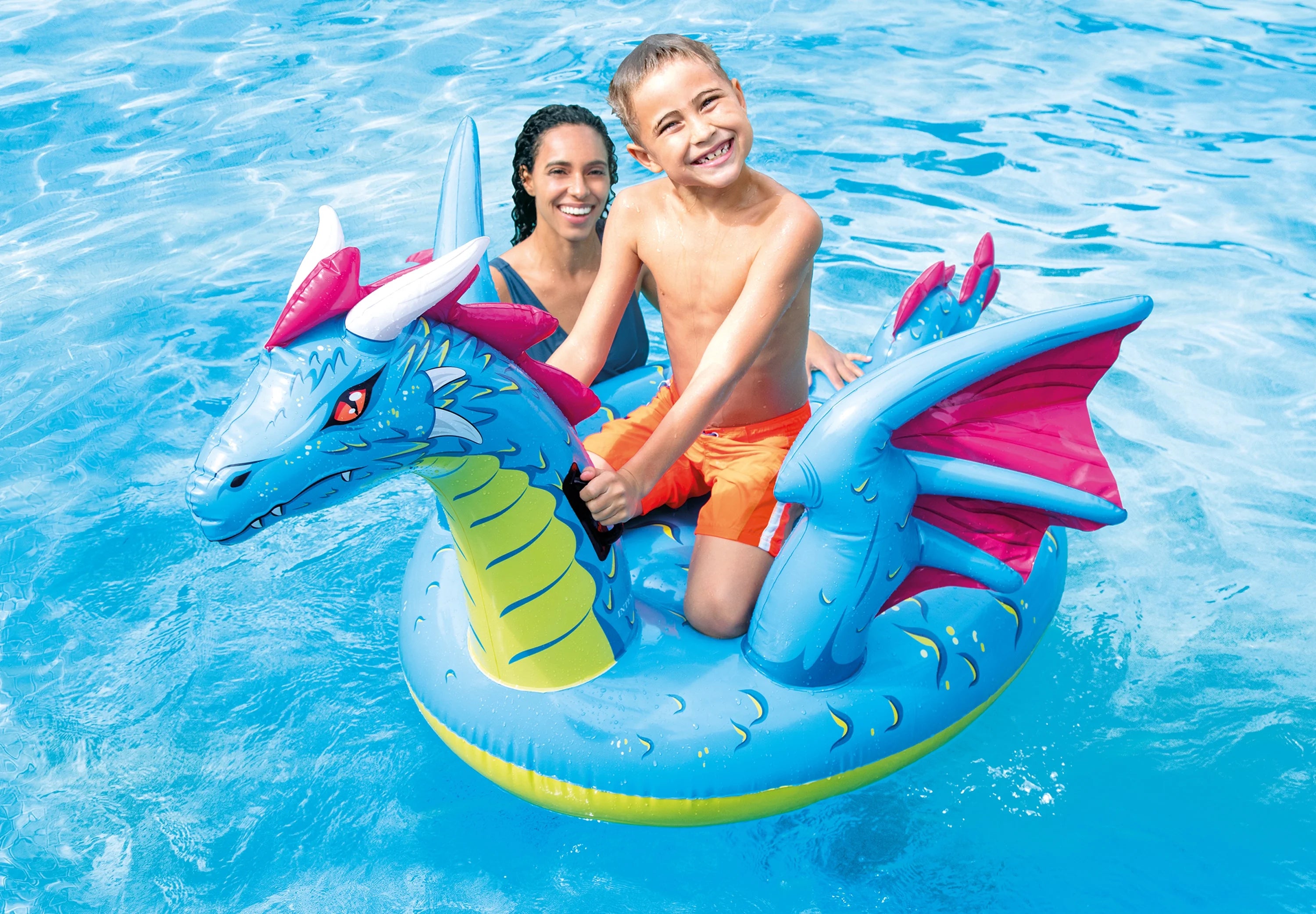 Inflatable Dragon Ride-On Pool Float I4031