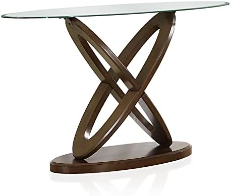 Dark Walnut Wood Console Table W2279