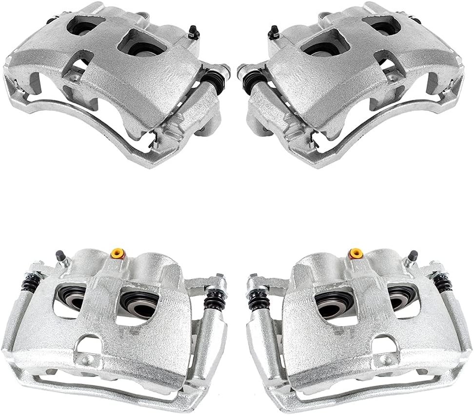 FRONT + REAR [4] Premium Grade Semi-Loaded Caliper Assembly Set Kit H526